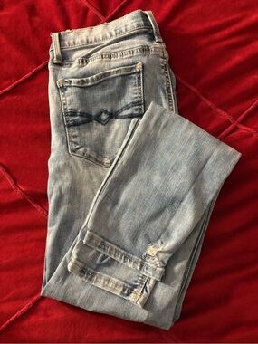 Mudd Light Blue Low Rise Skinny Jeans